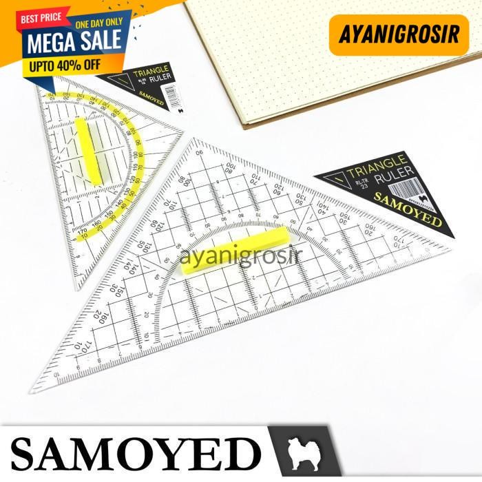 

PROMO PENGGARIS SEGITIGA / TRIANGLE RULER SAMOYED RL-TR BY AYANI GROSIR !!