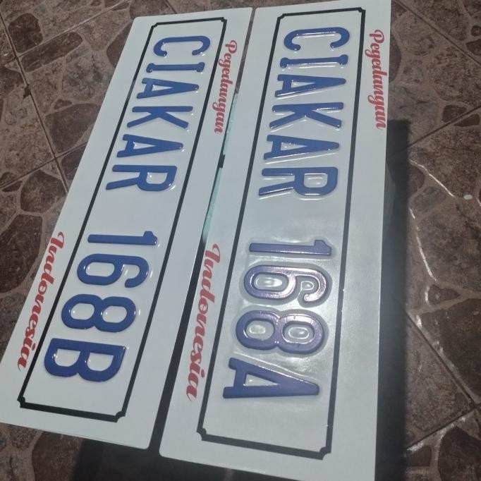 

plang jalan custom 15 x 50 cm KGS