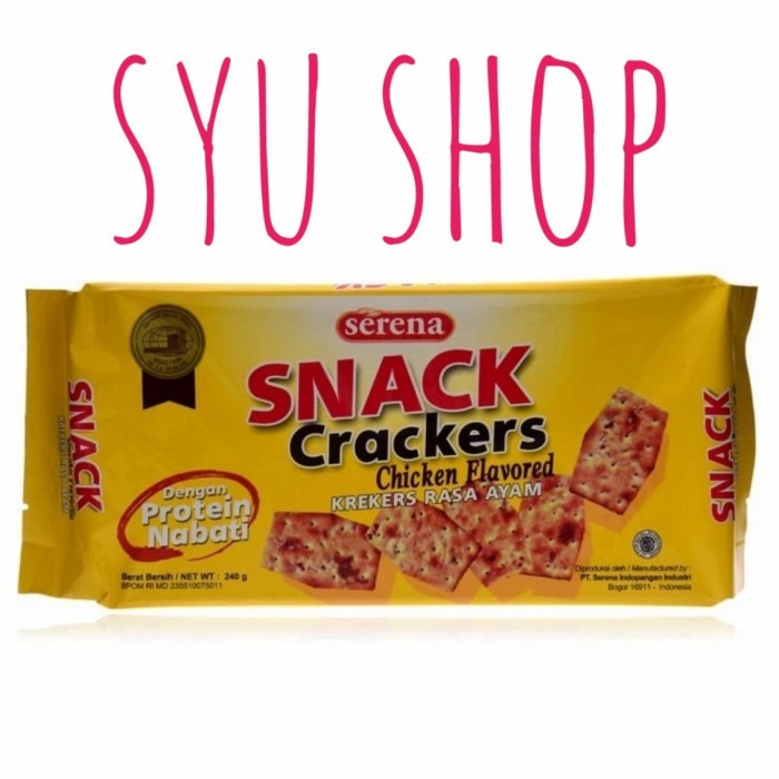 

SPECIAL nissin serena snack chicken crackers 210 gr biskuit rasa ayam