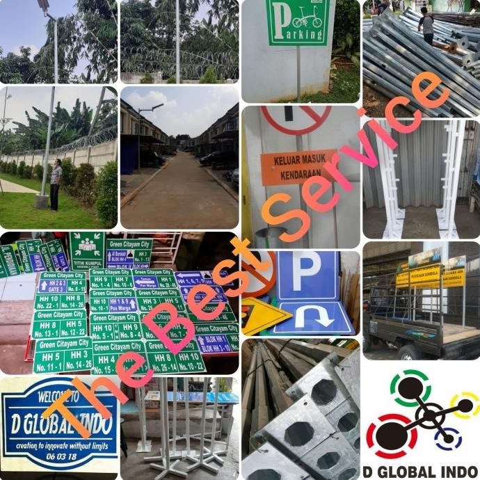 

PTR Plang Nama Jalan 50 x 15 cm + Tiang pipa / kotak T.200cm KGS