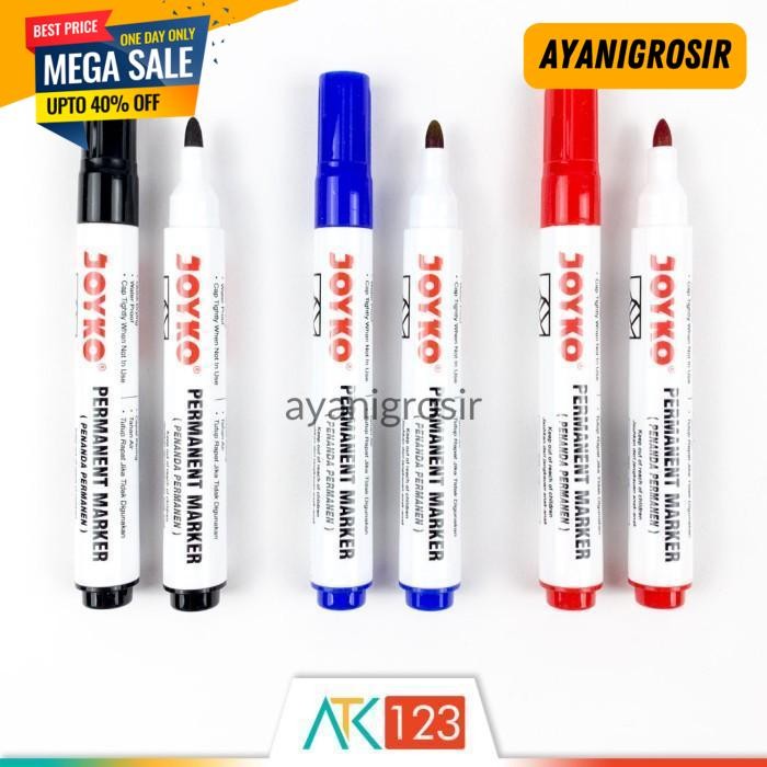 

BEST BRAND SPIDOL PERMANEN / PERMANENT MARKER JOYKO PM-17 ~ 19 BY AYANI GROSIR !!