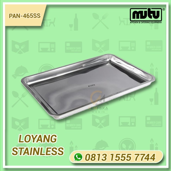 Loyang 40x60 Stainless Steel 201 Loyang Kue Tebal MUTU Pan-465SS