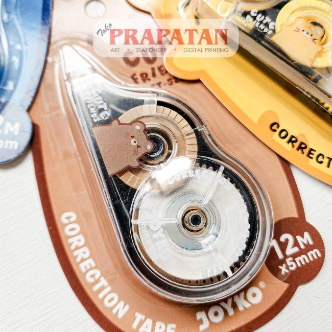 

Eksklusif Joyko Correction Tape CT-522-CTFR Cute Friends | Tip Ex Kertas