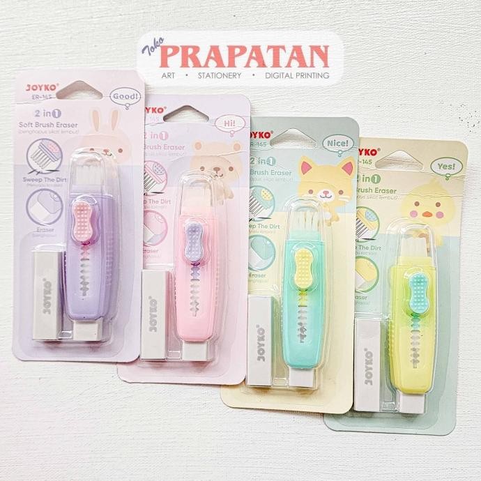 

Eksklusif Penghapus Joyko ER-145 Soft Brush Eraser | Setip