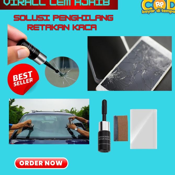 Ready Lem Kaca Retak Mobil - Reparasi Kaca Mobil Lem Ajaib Murah