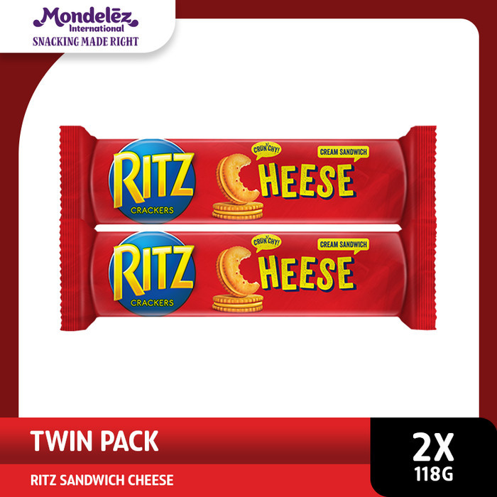 

PROMO Ritz Biskuit Sandwich Cheese 91 gr - 2 Pack - Snack