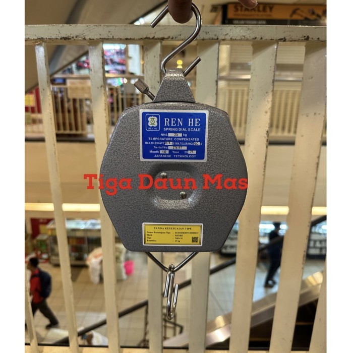 Timbangan Gantung Jarum Renhe 25 Kg Timbangan Gantung Manual 25 Kg