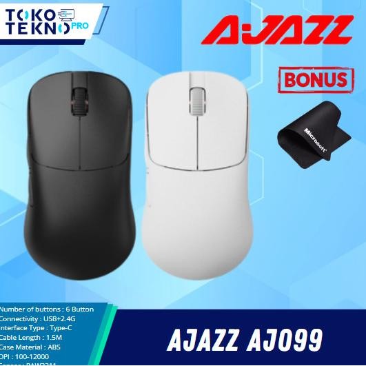 AJAZZ AJ099 / AJ-099 ULTRA LIGHTWEIGHT DUAL MODE GAMING MOUSE