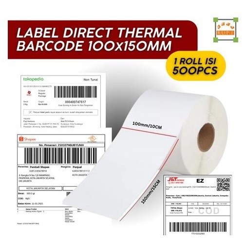 

Sale Label Barcode Direct Thermal 1 Kolom 100X150Mm [500 Pcs]