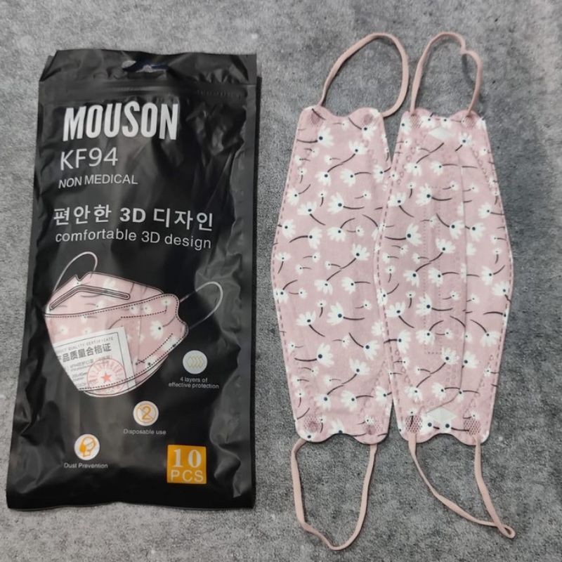Mouson Masker KF94 Korea Motif