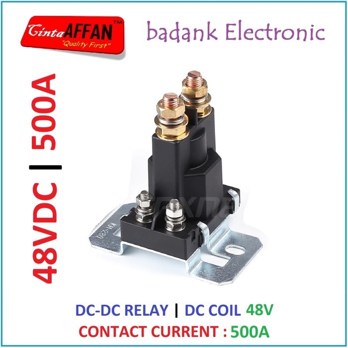 TERBARU - COIL 48V DC-DC Relay 500A Automotive Heavy Duty High Current Starting