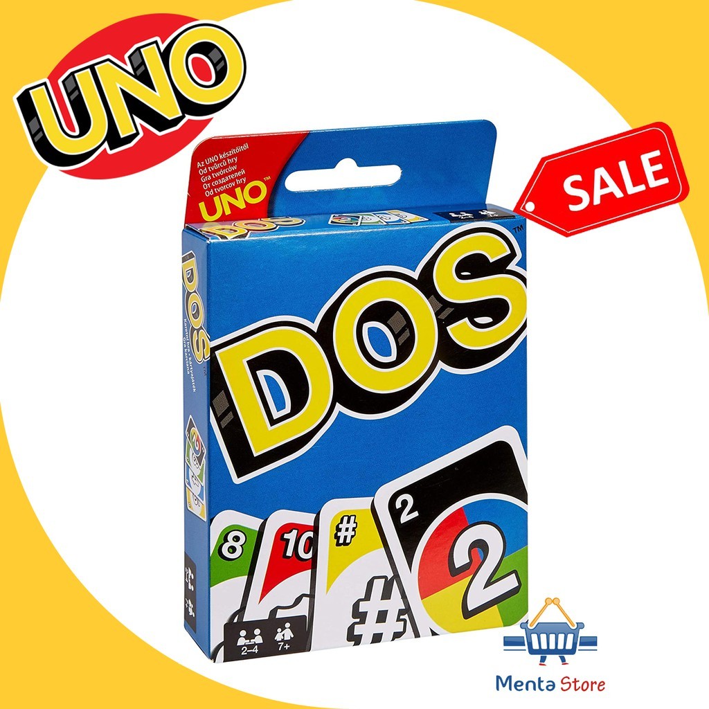UNO Dos Mattel Card Games Original Cards Game Ori Asli Mainan Kartu