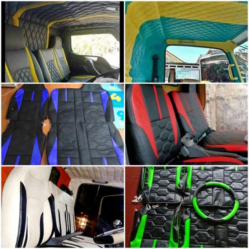 Sarung Jok+Kabin+Plafon Bonus Setir,Canter,Ragasa,Dutro,Dyna
