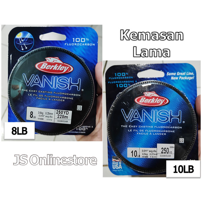Senar Pancing Berkley Vanish 100% Fluorocarbon
