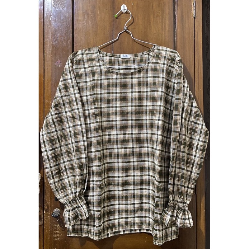 PRELOVED blouse tartan