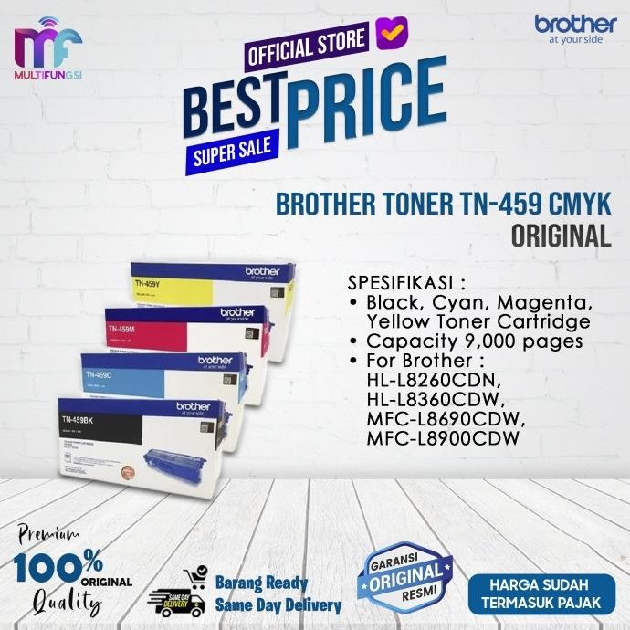 

Brother Toner TN-459 1 Set C Y M K Original