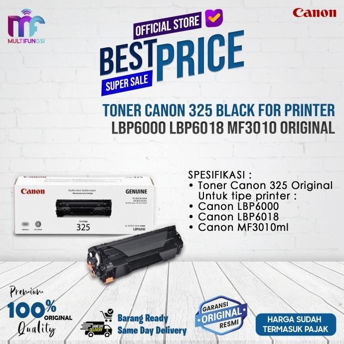 

Toner Canon 325 Black For Printer LBP6000 LBP6018 MF3010 Original