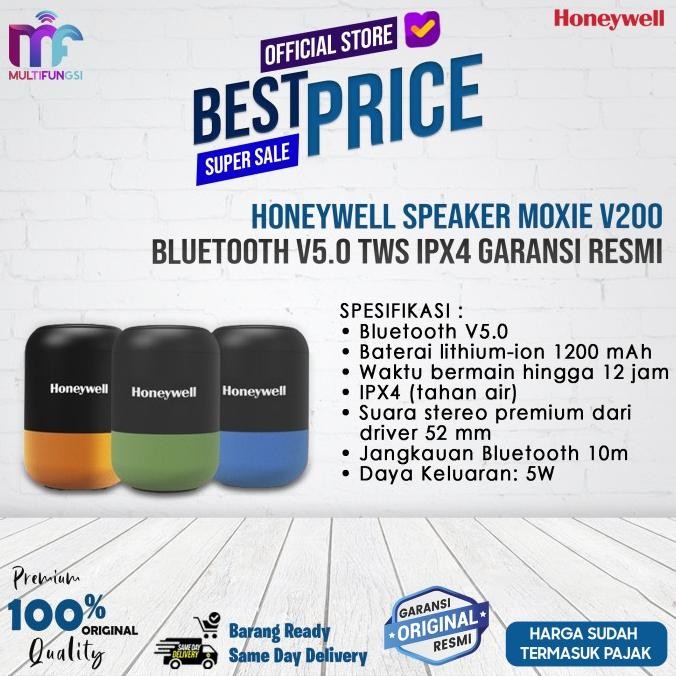 

Honeywell Speaker Moxie V200 Bluetooth V5.0 TWS IPX4 Garansi Resmi