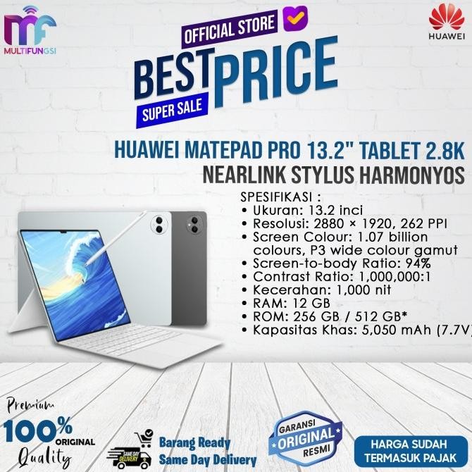 

Huawei Matepad Pro 13.2" Tablet 2.8K | NearLink Stylus HarmonyOS