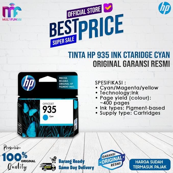 

Tinta HP 935 Ink Ctaridge Cyan / Magenta / Yellow Original Garansi Resmi