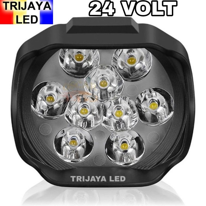 LAMPU TEMBAK SOROT 24 VOLT LED CWL 9 MATA CREE TRUK BUS CANTER TRONTON