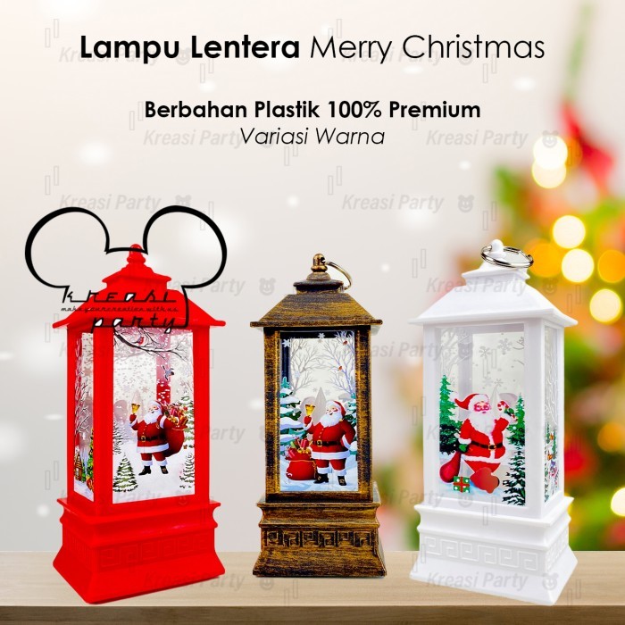 Lentera Natal / Lilin Lentera natal / Lampu Lenetra Natal