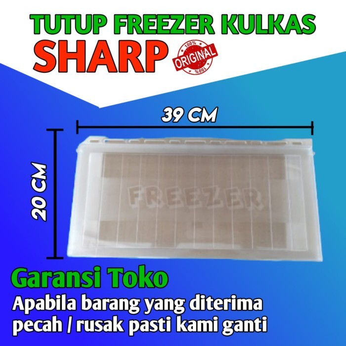 TUTUP PINTU FREEZER SHARP SJ-151T SJ-166 SJ-M165F SJ-X165 ORI ASLI