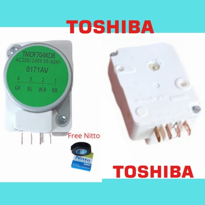 TIMER DEFROST KULKAS 2 PINTU TOSHIBA ORIGINAL