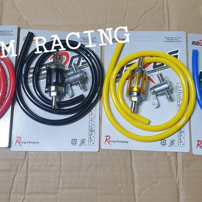 TERBARU Selang Bensin Baros Kran bensin Filter Saring Bensin Paketan Motor Uni PROMO