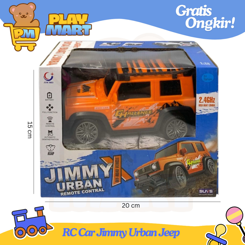 Mainan Anak Mobil Jeep Jimny Remote Control Mainan Anak Mobil Jeep Jimny Mini Remote Control