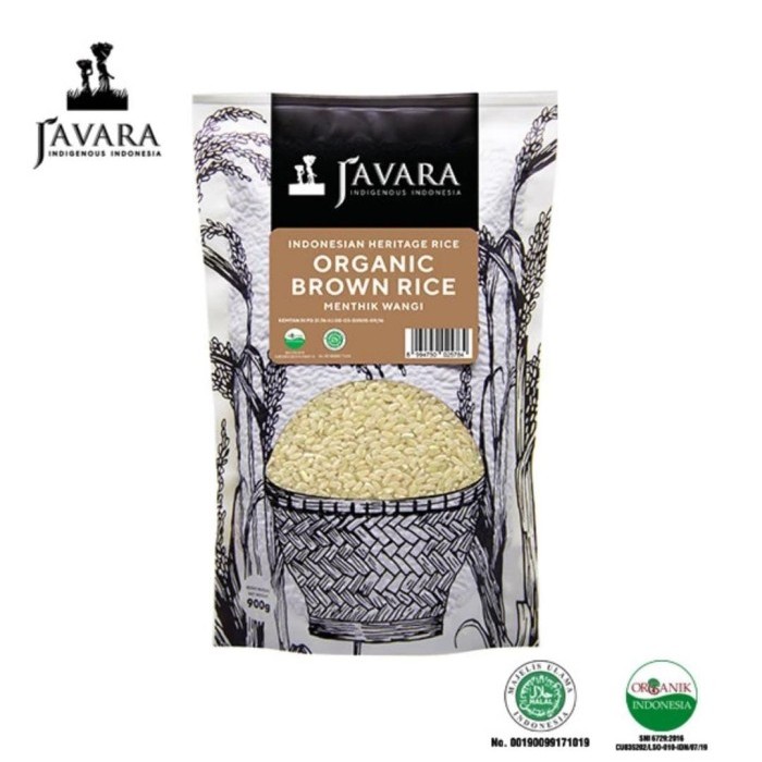 

TERBARU Javara - Beras Coklat Organik (pouch) - 900 gr
