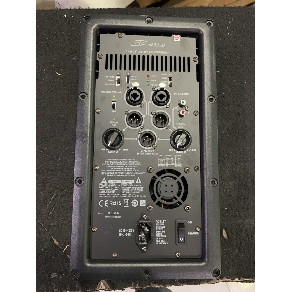 Power module spk aktif K 12A - biamp - 150 + 850 watt