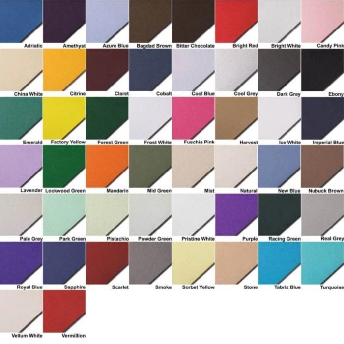 

NEW Colorplan Paper A4 Packs / Kertas Colorplan