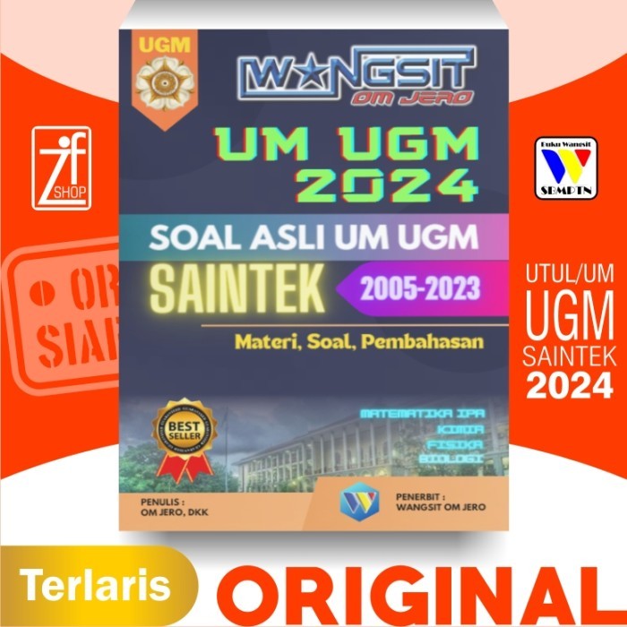 Buku Wangsit Utul Um Ugm 2024 / Buku Wangsit Saintek 2024 Terbaru 100 % Original
