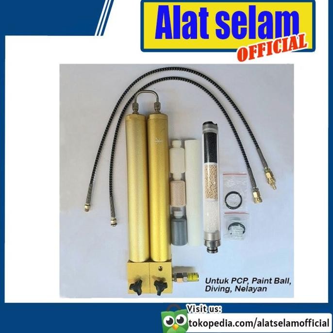 Air Filter Udara Kompresor Compressor PCP / Diving / Nelayan (Double)