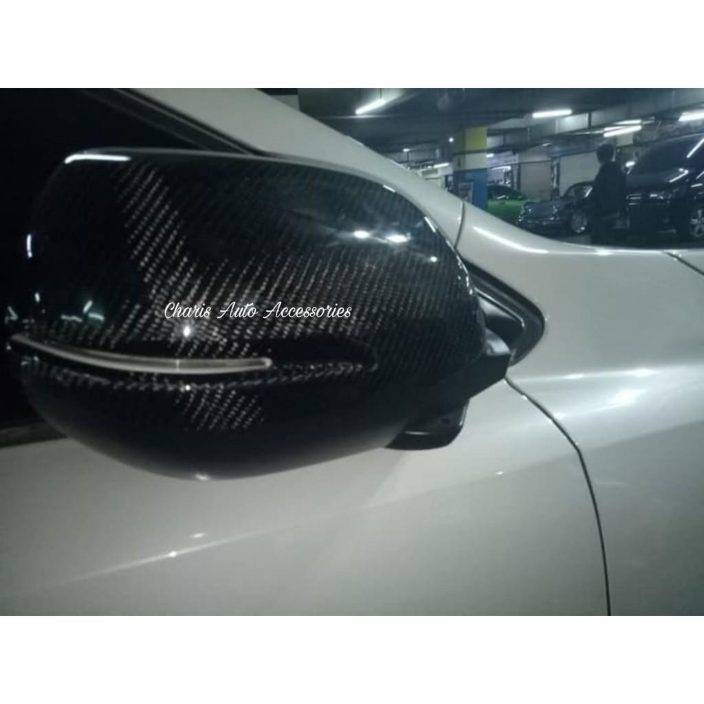 Crv Turbo Cover Spion Carbon Kevlar Asli Carbon Oem  2017 - 2021 Up By Charis Auto Accessories