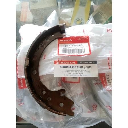 Parking Brake Shoe Atau Kampas Rem Tangan Honda Crv Re Rm Gen.3 Gen.4 2007 - 2017 Original