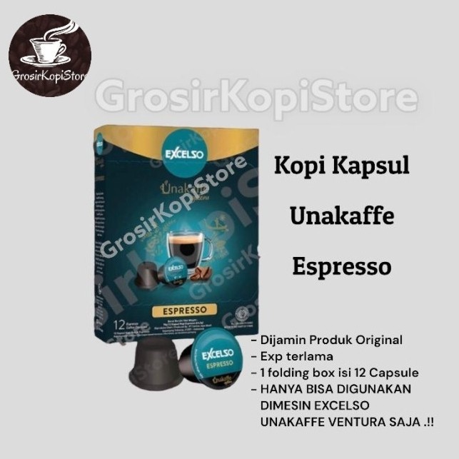 

Promo!! Kopi Kapsul Excelso Unakaffe Espresso