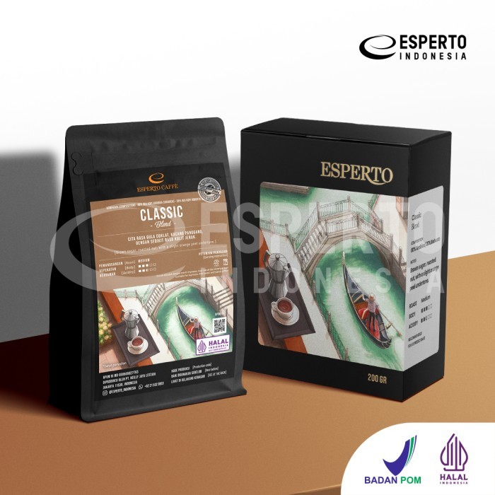 

Cuci Gudang Esperto Coffee Classic Blend 1 Kg