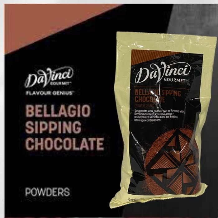 

Promo!! Davinci Bellagio Sipping Chocolate Powder - Bubuk Dark Coklat 1 Kg