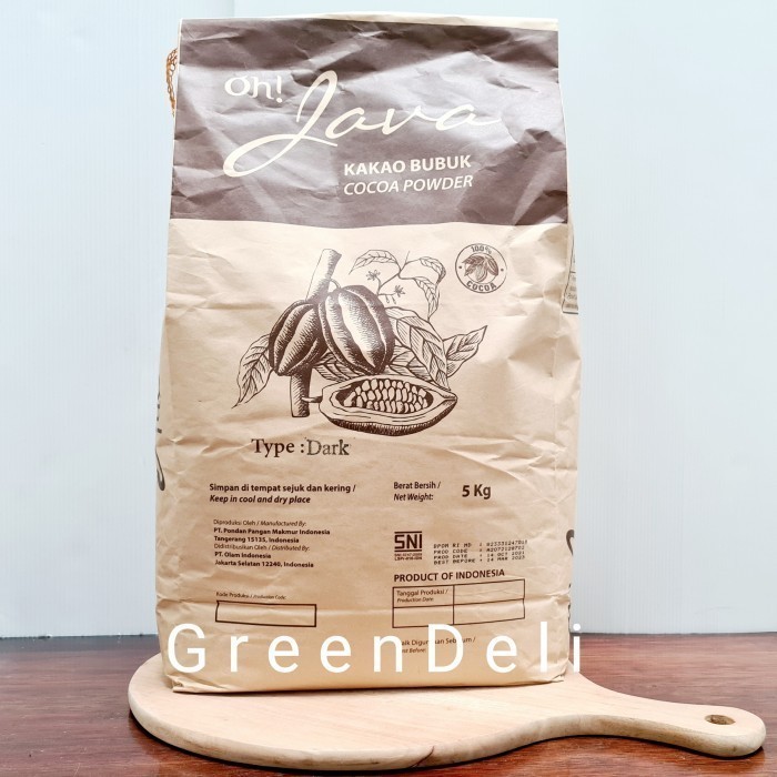 

Promo!! Oh! Java Coklat Bubuk / Cocoa Powder - 500 G [Dark]