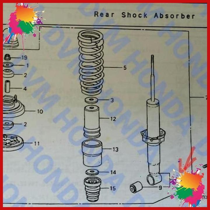 Shockbreaker Belakang Ikybi Crv S10 [Dvmh]
