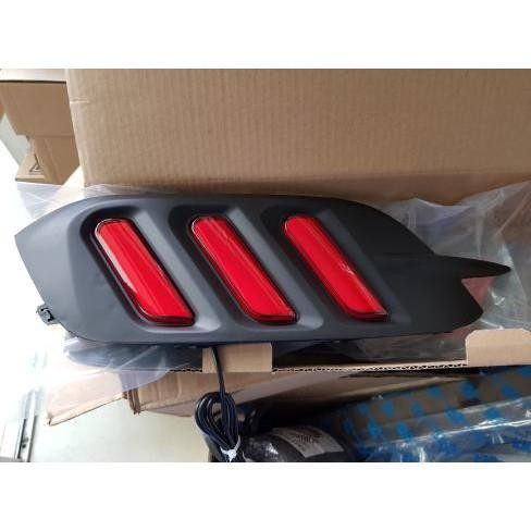 Jual Aksesoris Mobil Lampu Led Bumper Belakang / Mata Kucing Mustang Honda Civic Turbo 2017