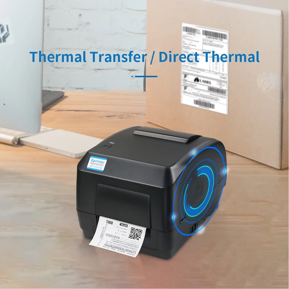 

Printer Label Barcode Thermal Bluetooth WiFi USB 300 DPI - 4B-3044TA - Hitam | PBN