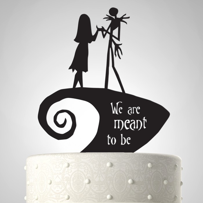 Nightmare before Christmas Cake Topper