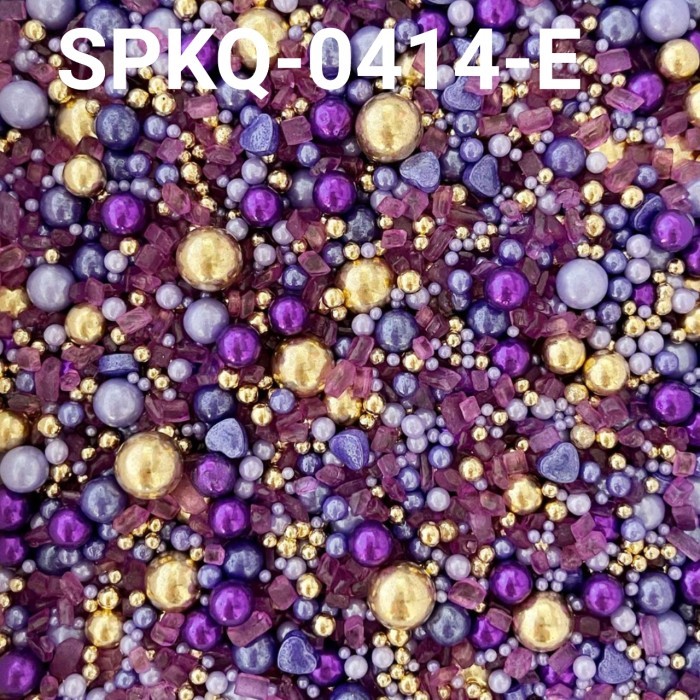 GR-SPKQ-0414 Trimit springkel sprinkles 250gr mutiara emas pink merah