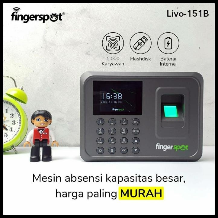 Mesin Absensi Fingerspot Livo 151B