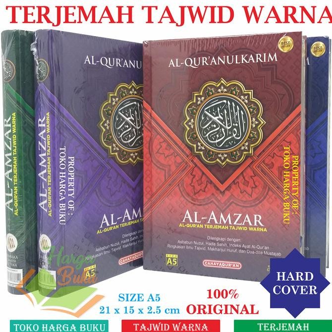 

Al-Quran Al-Amzar A5 HC TERJEMAH TAJWID WARNA