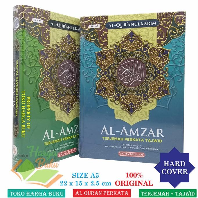 

Al-Quran Al-Amzar TERJEMAH PERKATA TAJWID A5 HC