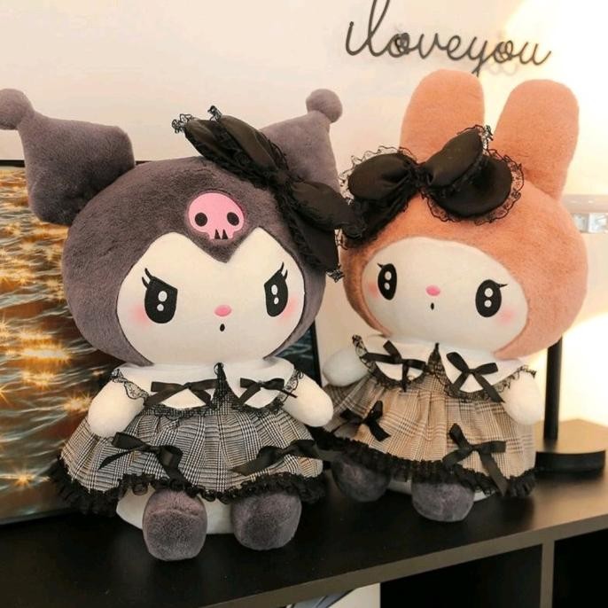 BONEKA KECIL-JUMBO KARAKTER KUROMI BAHAN PREMIUM, HADIAH&MAINAN ANAK DEL